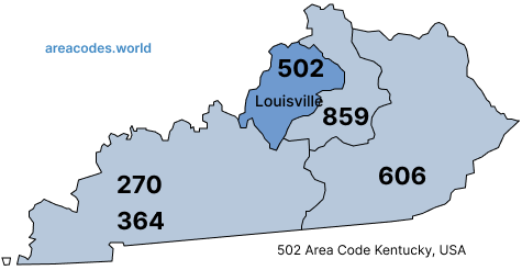 502 Area Code - Location map, cities, time zone, and more